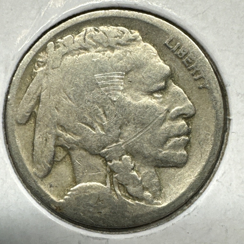 1923 Buffalo Nickel Indian Head 5 Cent US Coin Philadelphia Mint Good G
